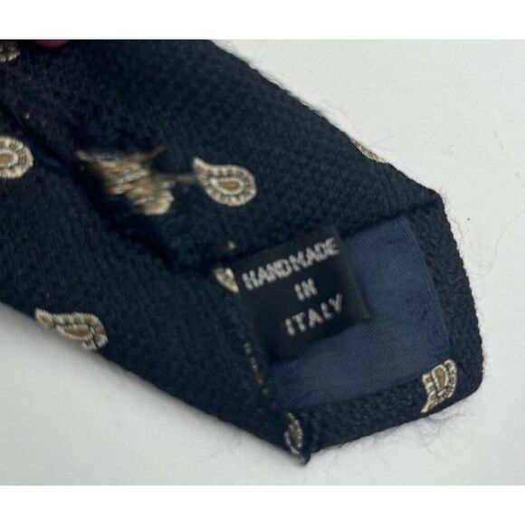 Giorgio Armani - A Milano Borgonuovo 21‎ 100% Silk Tie Paisley Handmade in Italy - Picture 6 of 7